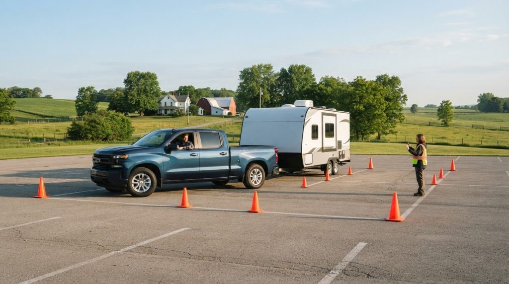 How to Back Up a Travel Trailer Without Jackknifing